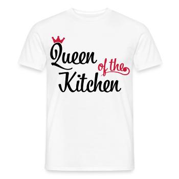 Queen of the Kitchen - Männer T-Shirt - Weiß - Vorne - AI Model Male 178 dark (178cm)