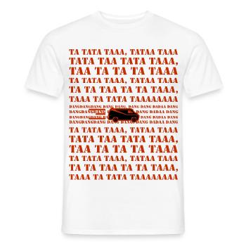 Famous TV series of the 80s - Team A with Van - Men's T-Shirt - white - Front - AI Model Male 178 dark (178cm)