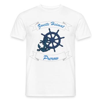 Zweite Heimat Prerow - Männer T-Shirt - Weiß - Vorne - AI Model Male 178 dark (178cm)