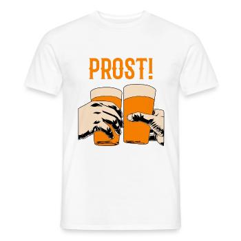 Trinkspruch - Männer T-Shirt - Weiß - Vorne - AI Model Male 178 dark (178cm)