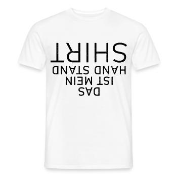 Handstand - Männer T-Shirt - Weiß - Vorne - AI Model Male 178 dark (178cm)