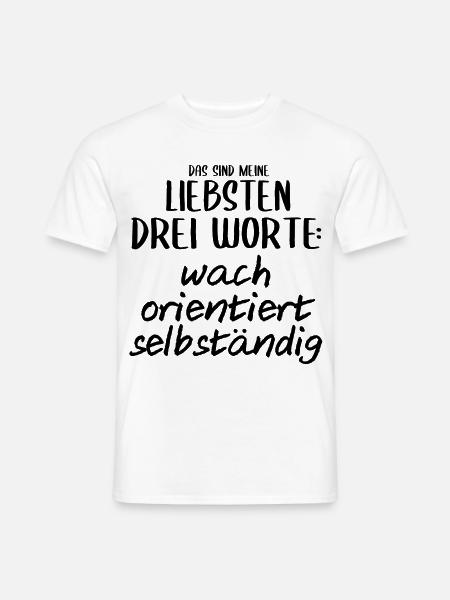 Anästhesie Anästhesist Spruch wach Geschenk lustig - Männer T-Shirt - Weiß