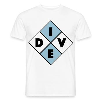Dive - Männer T-Shirt - Weiß - Vorne - AI Model Male 178 dark (178cm)
