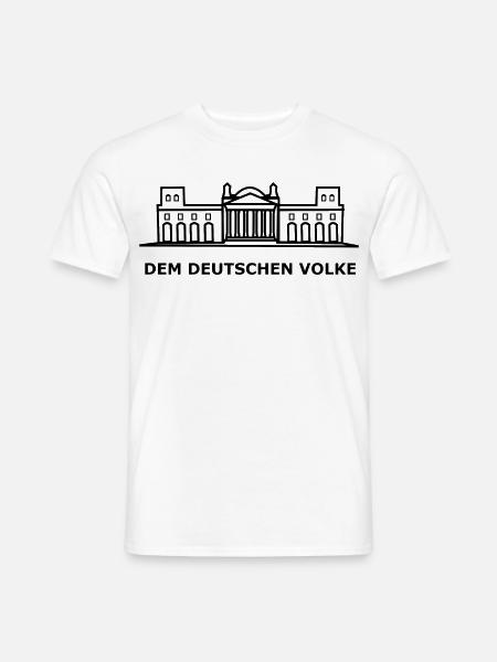 Bundestag Wahl - Männer T-Shirt - Weiß