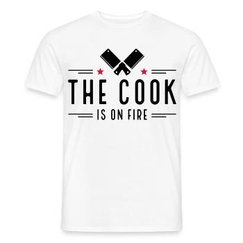 Cuire - T-shirt homme - blanc - Devant - AI Model Male 178 dark (178cm)