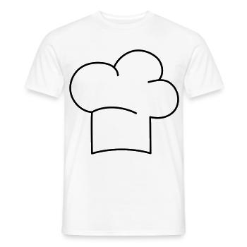 Toque - Men's T-Shirt - white - Front - AI Model Male 178 dark (178cm)