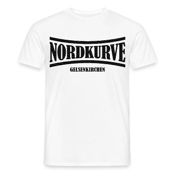 Nordkurve Gelsenkirchen Geschenkidee - Männer T-Shirt - Weiß - Vorne - AI Model Male 178 dark (178cm)