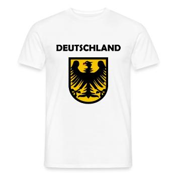 Der Deutschland Adler - Männer T-Shirt - Weiß - Vorne - AI Model Male 178 dark (178cm)