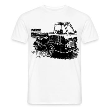 Multicar M22 - Männer T-Shirt - Weiß - Vorne - AI Model Male 178 dark (178cm)