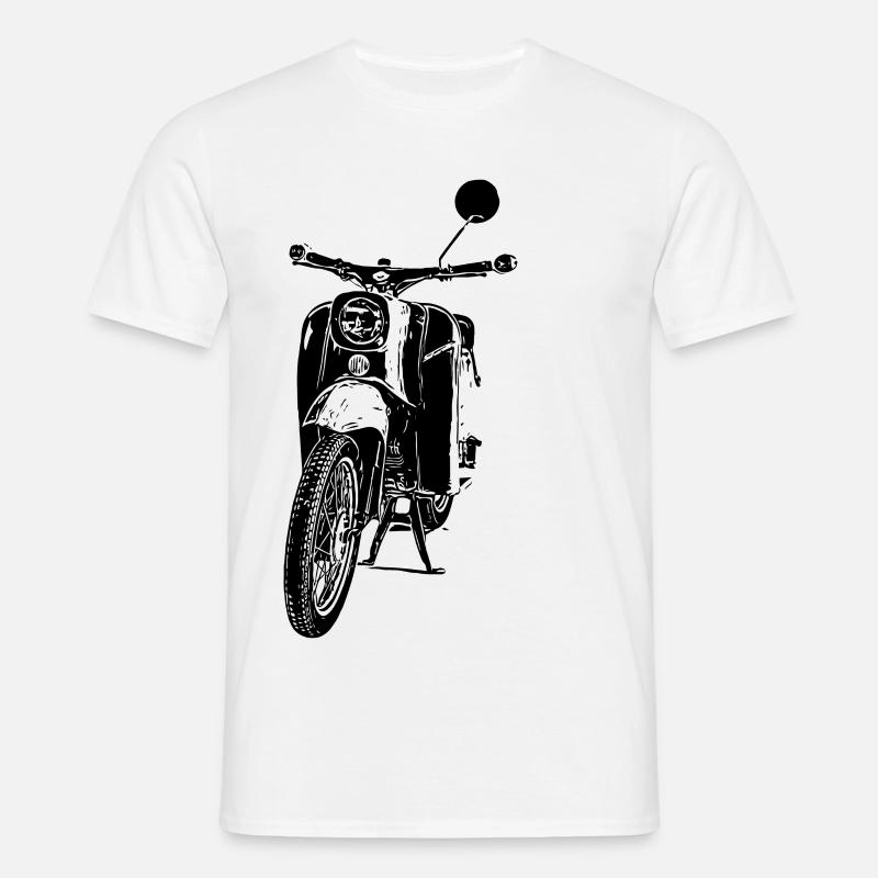 Schwalbe Moped - Männer T-Shirt - Weiß