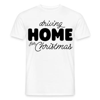 Noël à la maison - T-shirt homme - blanc - Devant - AI Model Male 178 dark (178cm)