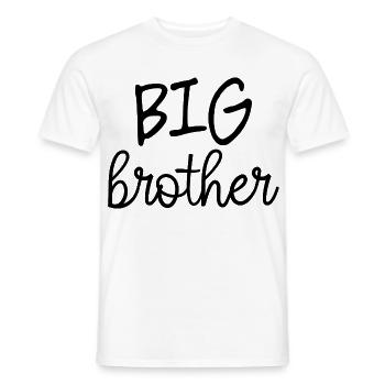 Frère aîné - T-shirt homme - blanc - Devant - AI Model Male 178 dark (178cm)