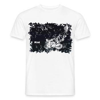 Koi Karpfen - Männer T-Shirt - Weiß - Vorne - AI Model Male 178 dark (178cm)