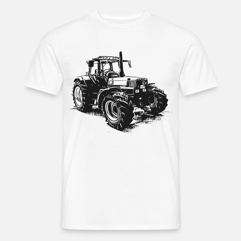 Alter Deutz Traktor - Männer T-Shirt - Weiß