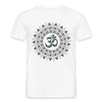 Yoga - T-shirt homme - blanc - Devant - AI Model Male 178 dark (178cm)