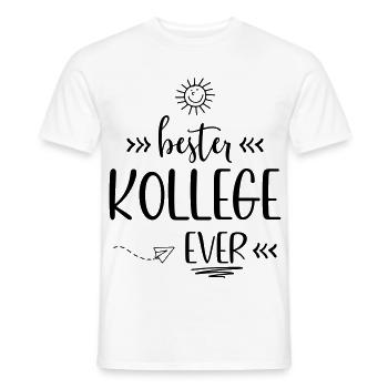 T-Shirts für nette Kollegen - Männer T-Shirt - Weiß - Vorne - AI Model Male 178 dark (178cm)