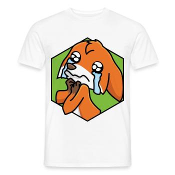 Trauriger kleiner Fuchs - Männer T-Shirt - Weiß - Vorne - AI Model Male 178 dark (178cm)