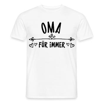 Großmutter Oma Alte Frau Statement Glückwunsch - Männer T-Shirt - Weiß - Vorne - AI Model Male 178 dark (178cm)