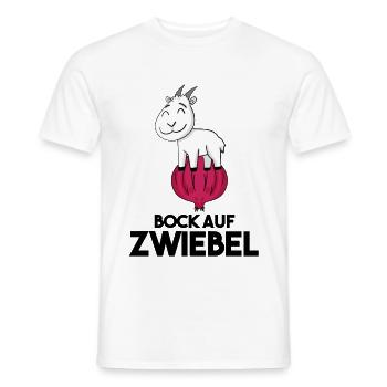 Zwiebel Ziege Ziegenbock - Männer T-Shirt - Weiß - Vorne - AI Model Male 178 dark (178cm)