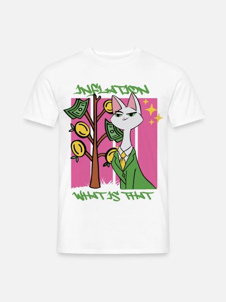 Inflation was ist das ? - Männer T-Shirt - Weiß