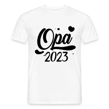 Opa 2023 loading - Männer T-Shirt - Weiß - Vorne - AI Model Male 178 dark (178cm)