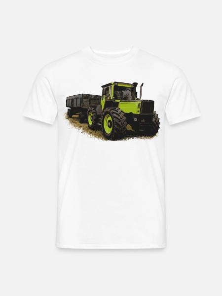 MB trac 1600 turbo with trailer - Men's T-Shirt - white