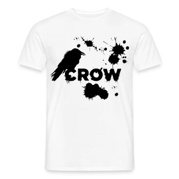 The Black Raven - Men's T-Shirt - white - Front - AI Model Male 178 dark (178cm)
