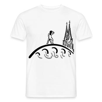 Regensburg Bruckmadl Kids - Männer T-Shirt - Weiß - Vorne - AI Model Male 178 dark (178cm)