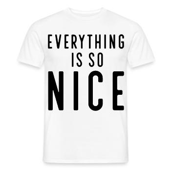 Funny sayings - Men's T-Shirt - white - Front - AI Model Male 178 dark (178cm)