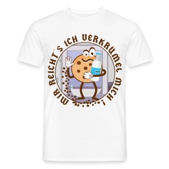 Lustige Keks - Männer T-Shirt - Weiß - Vorne - AI Model Male 178 dark (178cm)