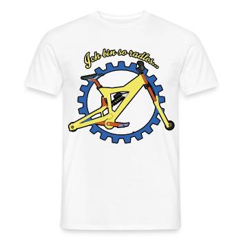 Je suis tellement sans roues - T-shirt homme - blanc - Devant - AI Model Male 178 dark (178cm)
