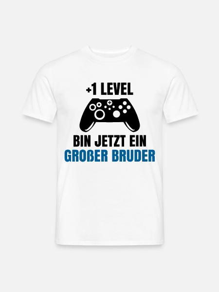 Schwangerschaft Schwanger Babybauch Statement - Männer T-Shirt - Weiß