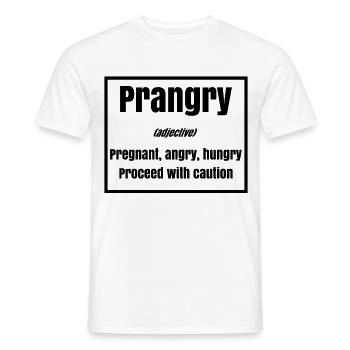 Mother Pregnancy Pregnant Statement Family - Men's T-Shirt - white - Front - AI Model Male 178 dark (178cm)