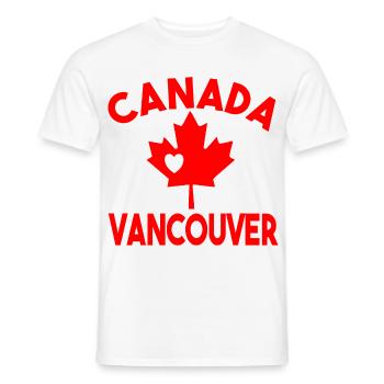 Kanada Vancouver - Männer T-Shirt - Weiß - Vorne - AI Model Male 178 dark (178cm)