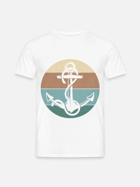Funny Sailing Boating Sailor Boat Captain Awesome - Männer T-Shirt - Weiß