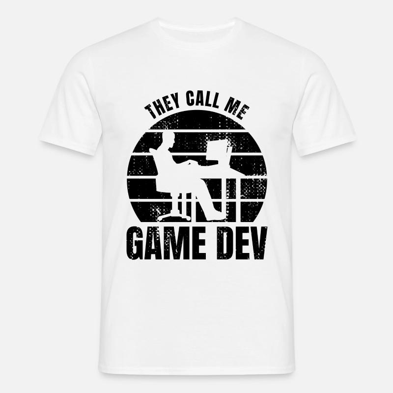 Game Developer - Männer T-Shirt - Weiß