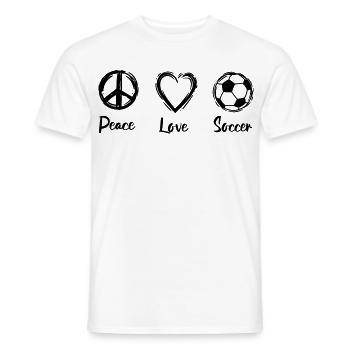 Fußball Motivation - Männer T-Shirt - Weiß - Vorne - AI Model Male 178 dark (178cm)