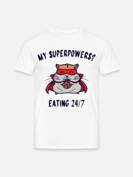 Haustiere Hamster Statement Lieblingstier Tiere - Männer T-Shirt - Weiß