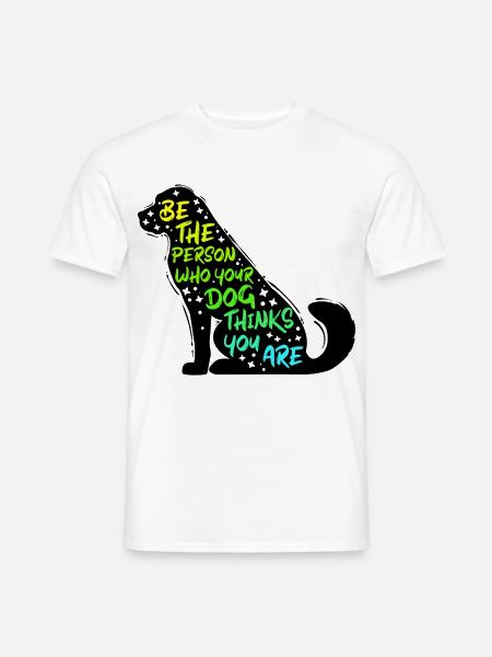 Haustiere Hund Statement Lieblingstier Kuscheltier - Männer T-Shirt - Weiß
