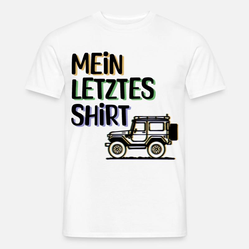 Wanderer Camping Statement Campingplatz Ferien - Männer T-Shirt - Weiß