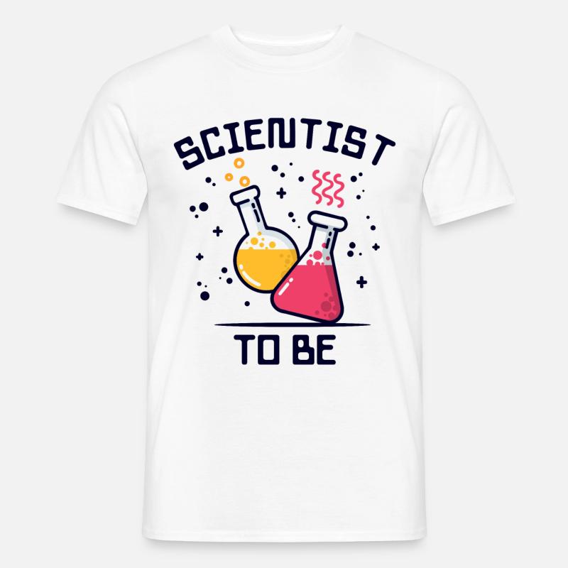 Workaholic Wissenschafter Statement Beruf Karriere - Männer T-Shirt - Weiß