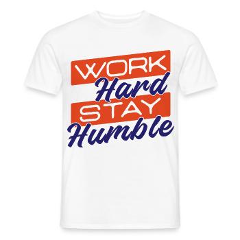 Arbeitskollege Statement Job Erfolg Karriere - Männer T-Shirt - Weiß - Vorne - AI Model Male 178 dark (178cm)