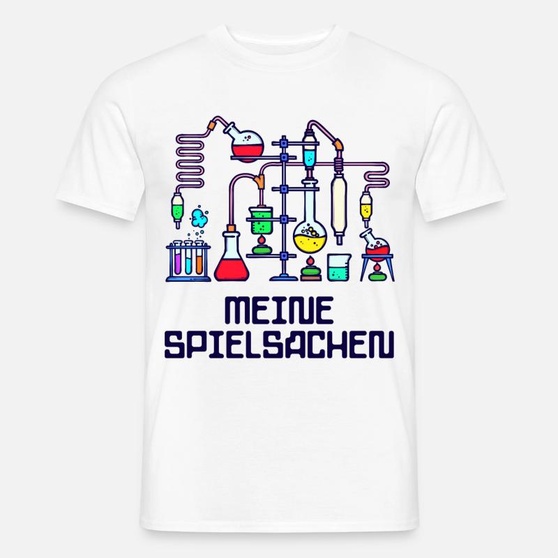 Beruf Wissenschafter Statement Workaholic Karriere - Männer T-Shirt - Weiß
