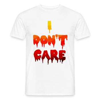 Ist Mir Wurscht Statement Egal Gleichgültig - Männer T-Shirt - Weiß - Vorne - AI Model Male 178 dark (178cm)
