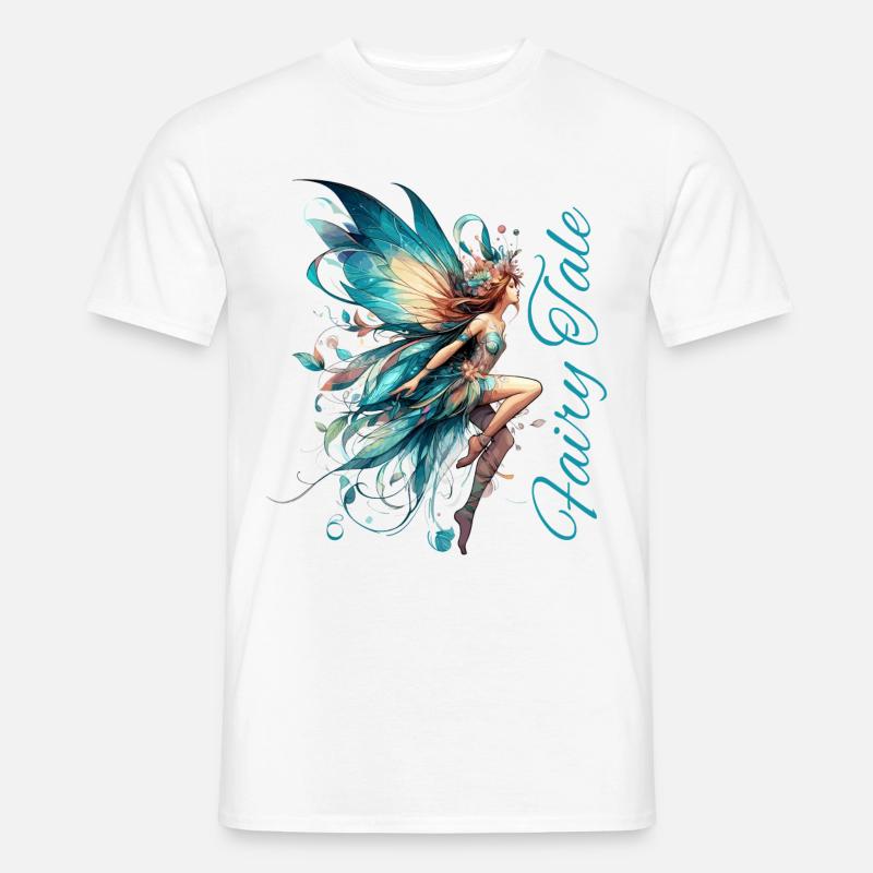 Fee Märchen Geschenk - Männer T-Shirt - Weiß