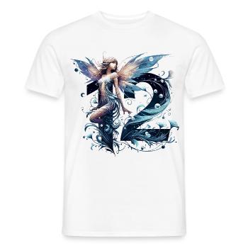 12 Jahre Fee Elfe Geburtstag Geschenk - Männer T-Shirt - Weiß - Vorne - AI Model Male 178 dark (178cm)