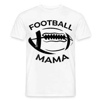 Maman de football - T-shirt homme - blanc - Devant - AI Model Male 178 dark (178cm)