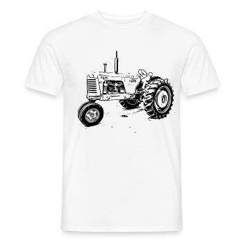 Oliver 88 Tractor - Men's T-Shirt - white - Front - AI Model Male 178 dark (178cm)