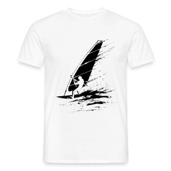 Windsurfers - Men's T-Shirt - white - Front - AI Model Male 178 dark (178cm)