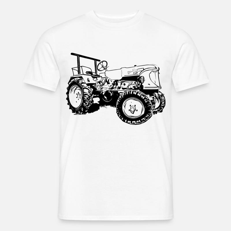 Traktor Güldner ADN-8 Haifischmaul - Männer T-Shirt - Weiß